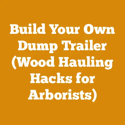 Build Your Own Dump Trailer (Wood Hauling Hacks for Arborists)