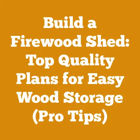 Build a Firewood Shed: Top Quality Plans for Easy Wood Storage (Pro Tips)