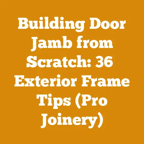 Building Door Jamb from Scratch: 36″ Exterior Frame Tips (Pro Joinery)