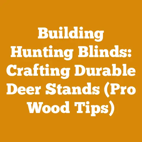Building Hunting Blinds: Crafting Durable Deer Stands (Pro Wood Tips)