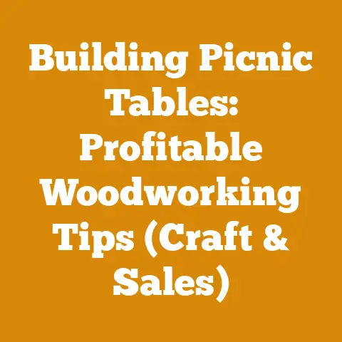 Building Picnic Tables: Profitable Woodworking Tips (Craft & Sales)