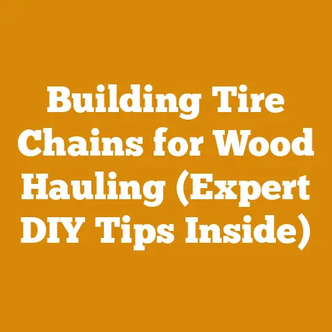 Building Tire Chains for Wood Hauling (Expert DIY Tips Inside)