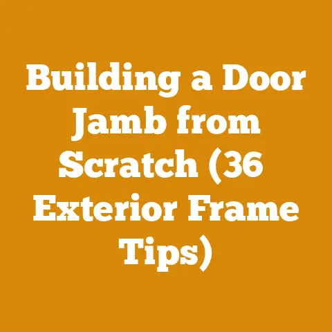 Building a Door Jamb from Scratch (36″ Exterior Frame Tips)