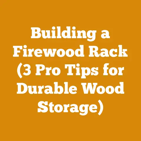 Building a Firewood Rack (3 Pro Tips for Durable Wood Storage)
