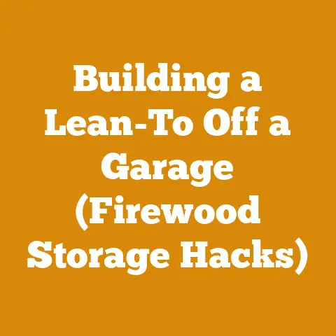 Building a Lean-To Off a Garage (Firewood Storage Hacks)