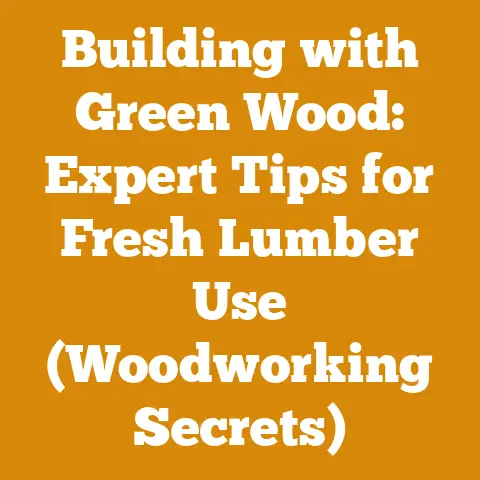 Building with Green Wood: Expert Tips for Fresh Lumber Use (Woodworking Secrets)