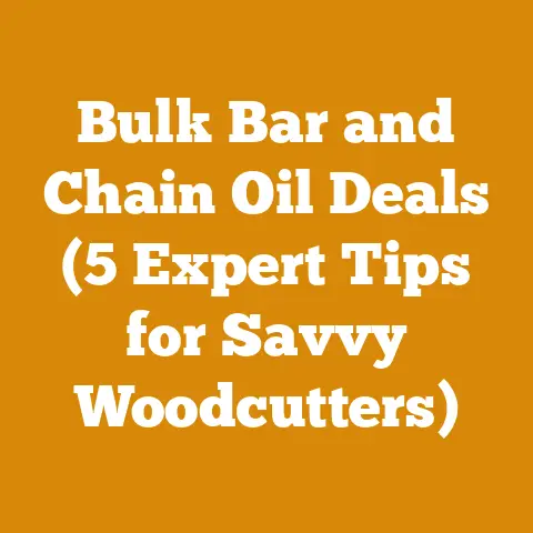 Bulk Bar and Chain Oil Deals (5 Expert Tips for Savvy Woodcutters)
