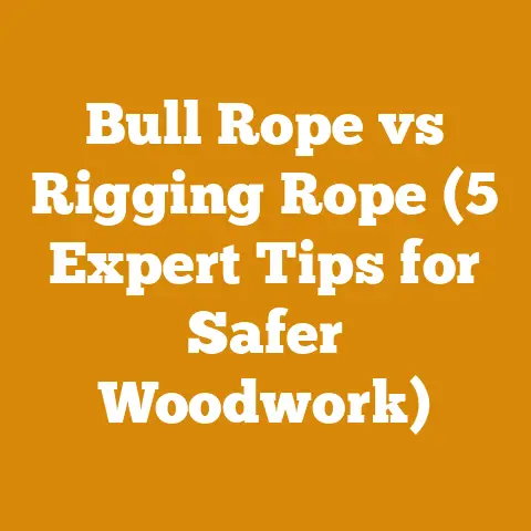 Bull Rope vs Rigging Rope (5 Expert Tips for Safer Woodwork)