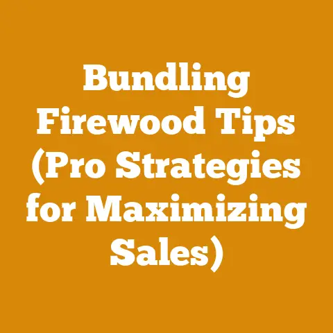 Bundling Firewood Tips (Pro Strategies for Maximizing Sales)