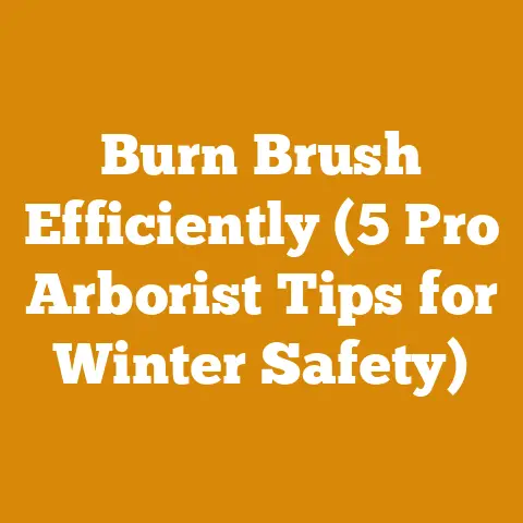 Burn Brush Efficiently (5 Pro Arborist Tips for Winter Safety)