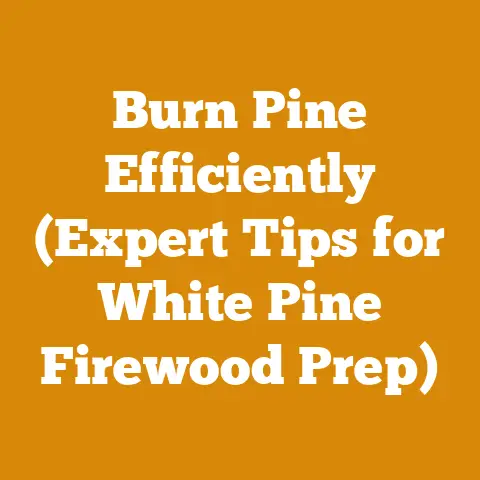 Burn Pine Efficiently (Expert Tips for White Pine Firewood Prep)