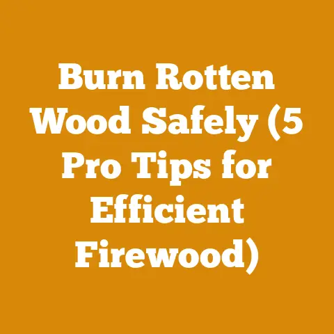 Burn Rotten Wood Safely (5 Pro Tips for Efficient Firewood)