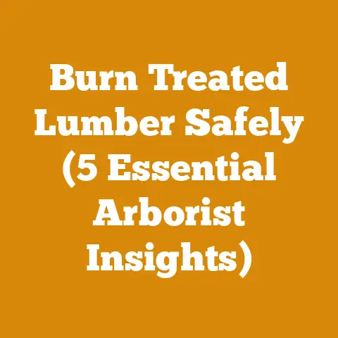 Burn Treated Lumber Safely (5 Essential Arborist Insights)