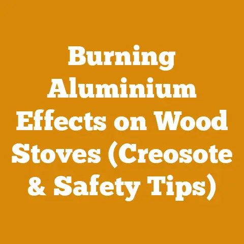 Burning Aluminium Effects on Wood Stoves (Creosote & Safety Tips)