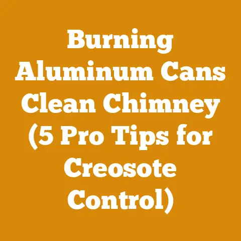 Burning Aluminum Cans Clean Chimney (5 Pro Tips for Creosote Control)