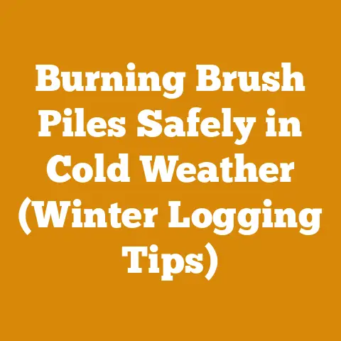 Burning Brush Piles Safely in Cold Weather (Winter Logging Tips)