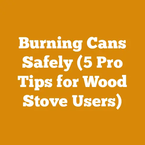 Burning Cans Safely (5 Pro Tips for Wood Stove Users)