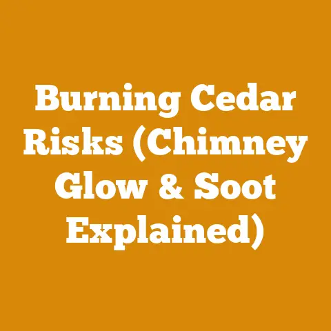 Burning Cedar Risks (Chimney Glow & Soot Explained)