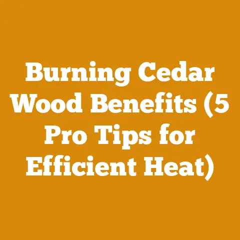 Burning Cedar Wood Benefits (5 Pro Tips for Efficient Heat)