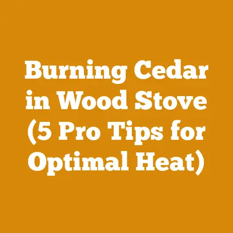 Burning Cedar in Wood Stove (5 Pro Tips for Optimal Heat)