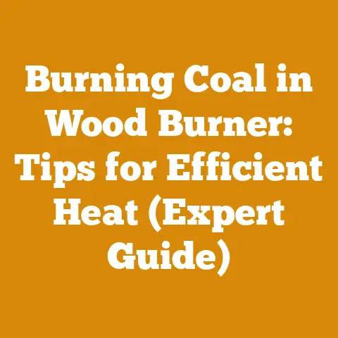 Burning Coal in Wood Burner: Tips for Efficient Heat (Expert Guide)