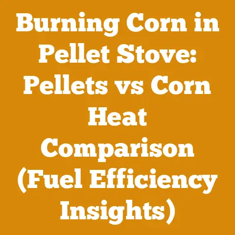 Burning Corn in Pellet Stove: Pellets vs Corn Heat Comparison (Fuel Efficiency Insights)