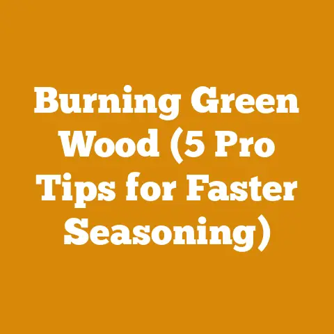 Burning Green Wood (5 Pro Tips for Faster Seasoning)