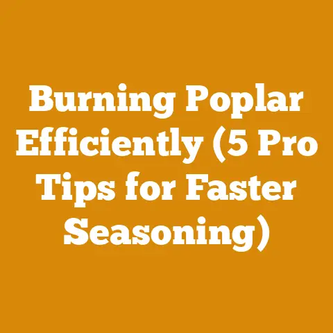Burning Poplar Efficiently (5 Pro Tips for Faster Seasoning)
