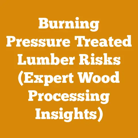 Burning Pressure Treated Lumber Risks (Expert Wood Processing Insights)