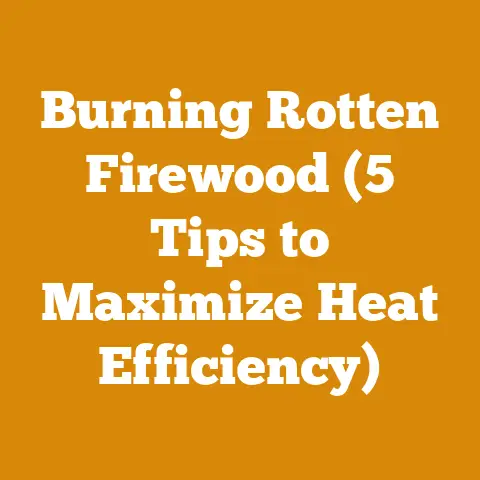 Burning Rotten Firewood (5 Tips to Maximize Heat Efficiency)