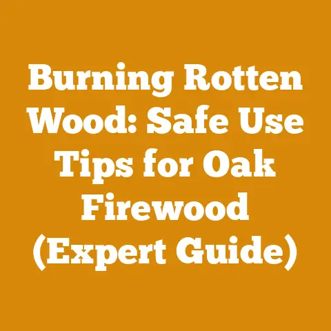 Burning Rotten Wood: Safe Use Tips for Oak Firewood (Expert Guide)