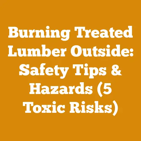 Burning Treated Lumber Outside: Safety Tips & Hazards (5 Toxic Risks)