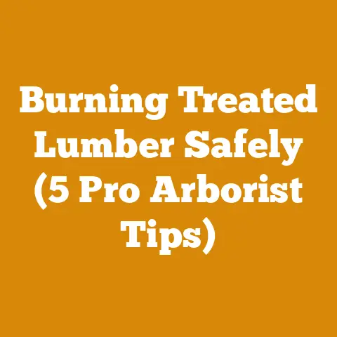 Burning Treated Lumber Safely (5 Pro Arborist Tips)