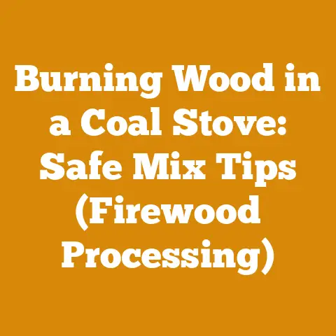 Burning Wood in a Coal Stove: Safe Mix Tips (Firewood Processing)
