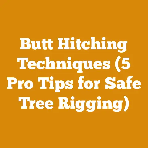 Butt Hitching Techniques (5 Pro Tips for Safe Tree Rigging)