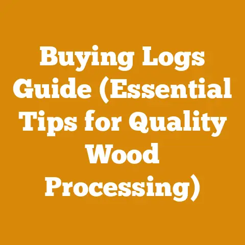Buying Logs Guide (Essential Tips for Quality Wood Processing)