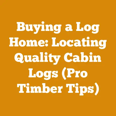 Buying a Log Home: Locating Quality Cabin Logs (Pro Timber Tips)