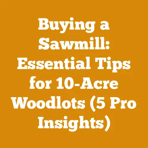 Buying a Sawmill: Essential Tips for 10-Acre Woodlots (5 Pro Insights)