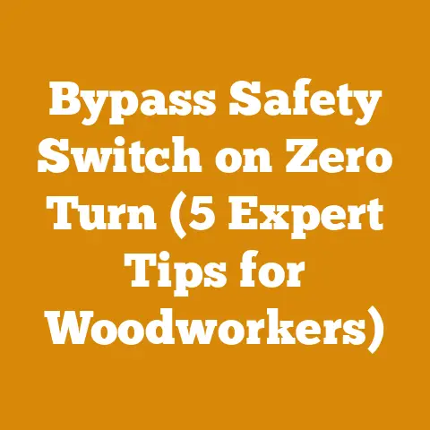Bypass Safety Switch on Zero Turn (5 Expert Tips for Woodworkers)
