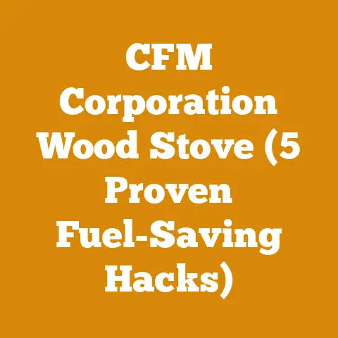CFM Corporation Wood Stove (5 Proven Fuel-Saving Hacks)