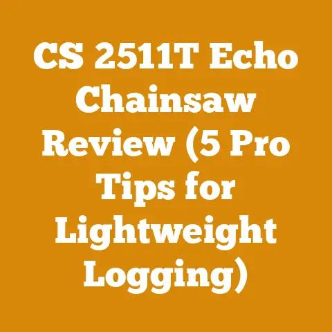 CS 2511T Echo Chainsaw Review (5 Pro Tips for Lightweight Logging)