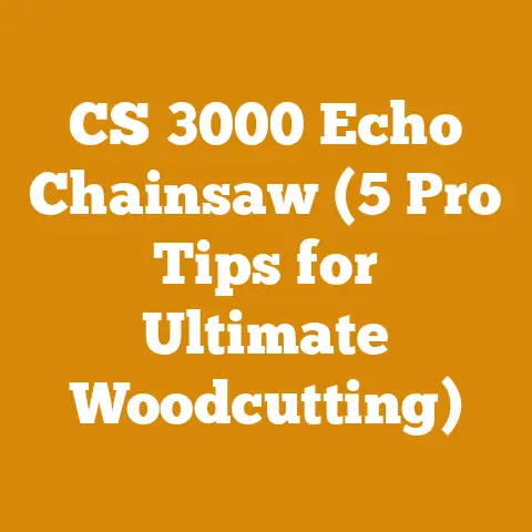 CS 3000 Echo Chainsaw (5 Pro Tips for Ultimate Woodcutting)