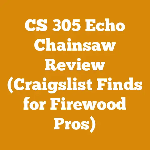 CS 305 Echo Chainsaw Review (Craigslist Finds for Firewood Pros)