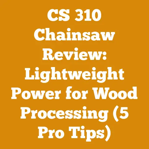 CS 310 Chainsaw Review: Lightweight Power for Wood Processing (5 Pro Tips)