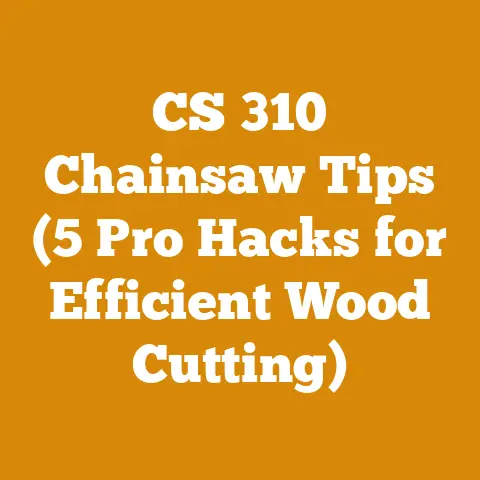 CS 310 Chainsaw Tips (5 Pro Hacks for Efficient Wood Cutting)