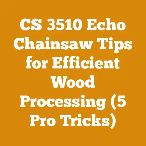CS 3510 Echo Chainsaw Tips for Efficient Wood Processing (5 Pro Tricks)