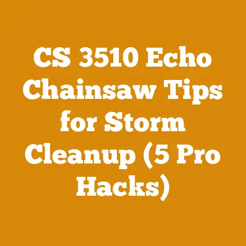 CS 3510 Echo Chainsaw Tips for Storm Cleanup (5 Pro Hacks)