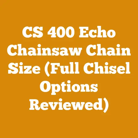 CS 400 Echo Chainsaw Chain Size (Full Chisel Options Reviewed)