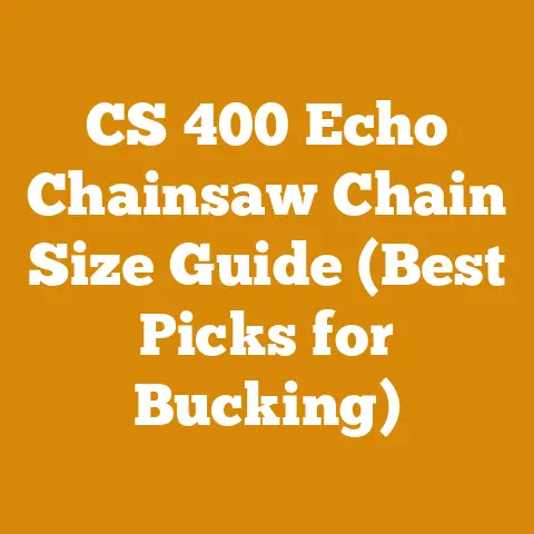 CS 400 Echo Chainsaw Chain Size Guide (Best Picks for Bucking)