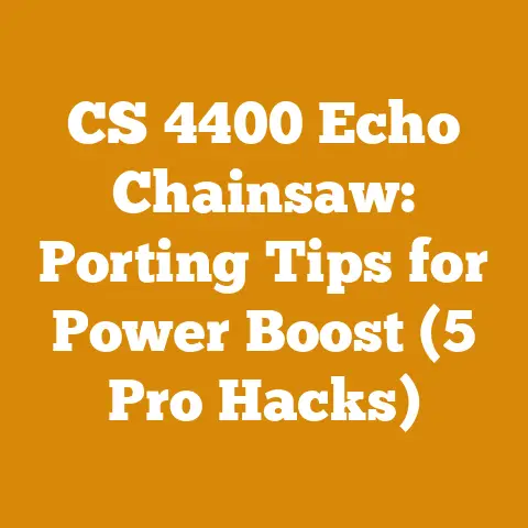 CS 4400 Echo Chainsaw: Porting Tips for Power Boost (5 Pro Hacks)